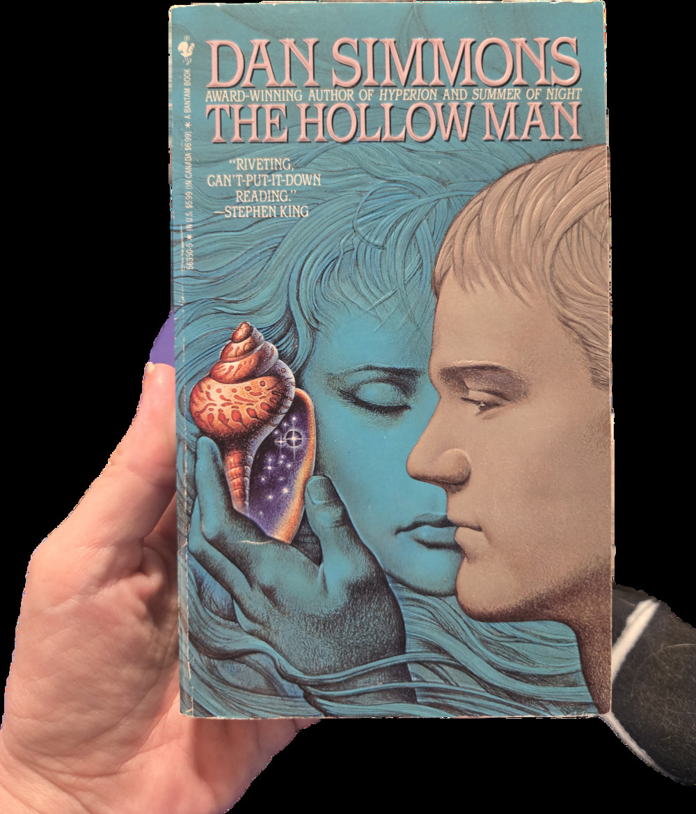 The Hollow Man Dan Simmons Paperback Bantam Books 1993 Sci-Fi Horror Novel